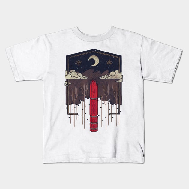 The Lost Obelisk Kids T-Shirt by againstbound